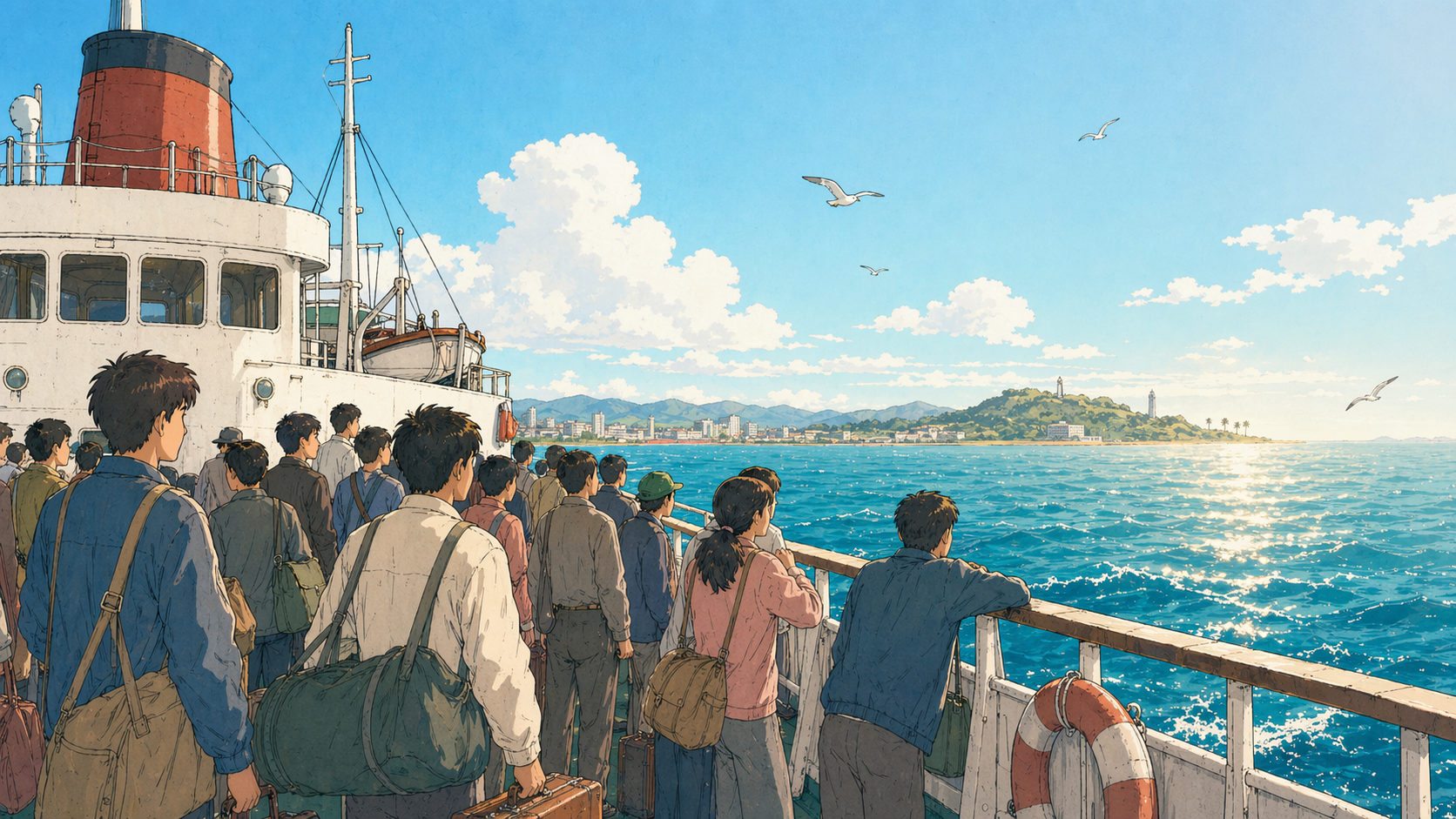 渡海启程