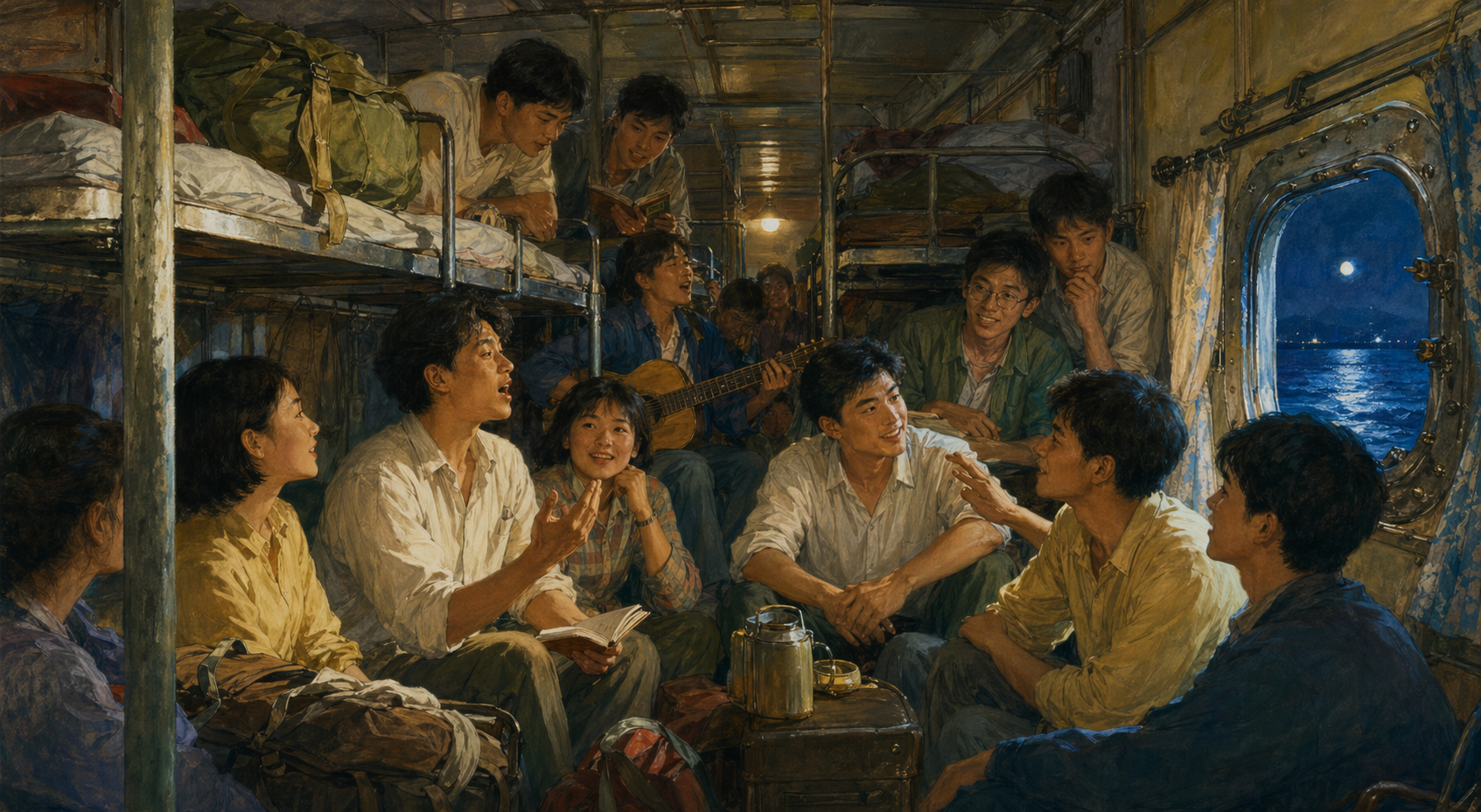 玉兰号联欢